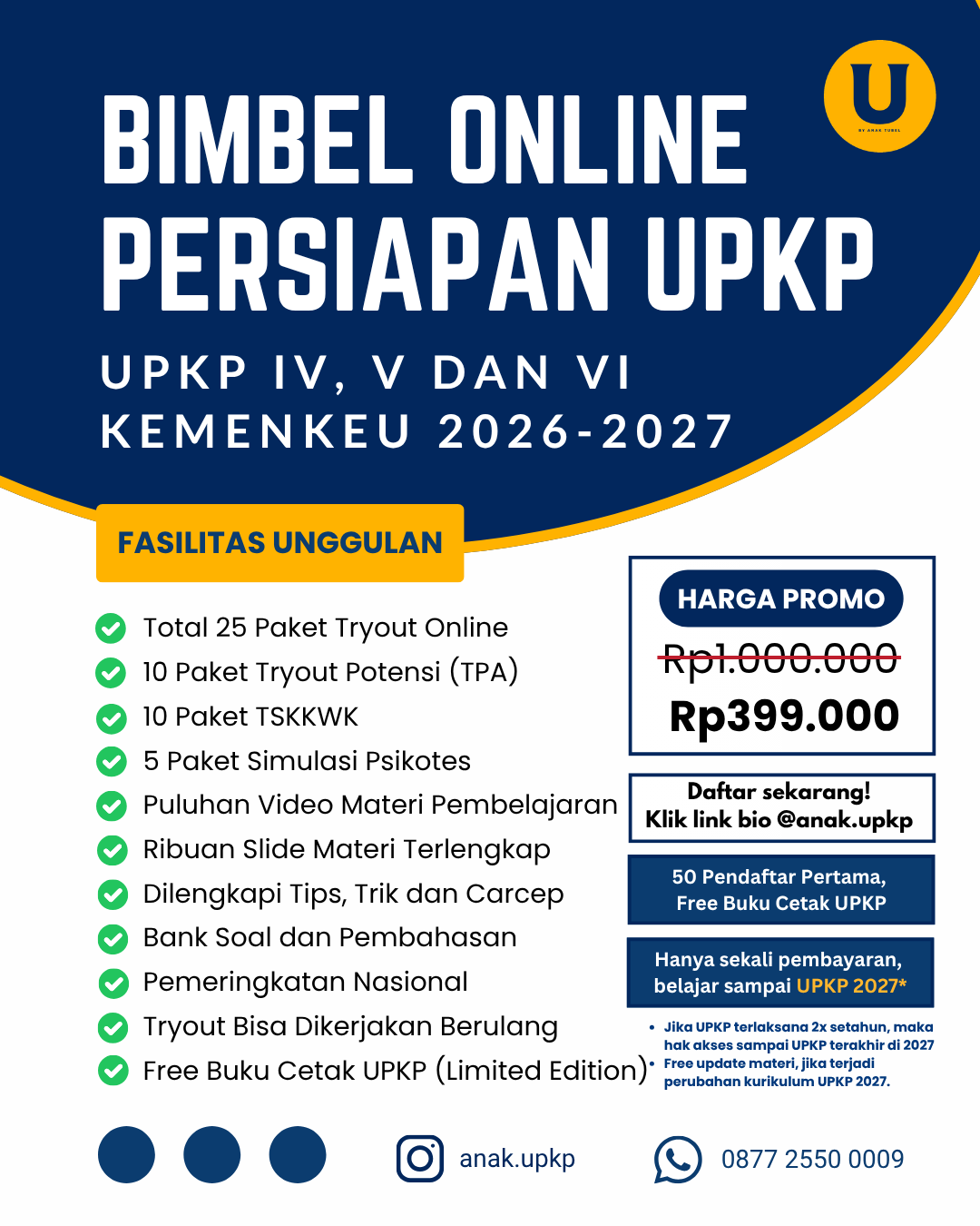 BIMBEL UPKP KEMENKEU 2026-2027